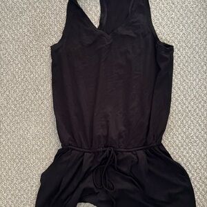 Feel The Piece Black Benson sleeveless romper